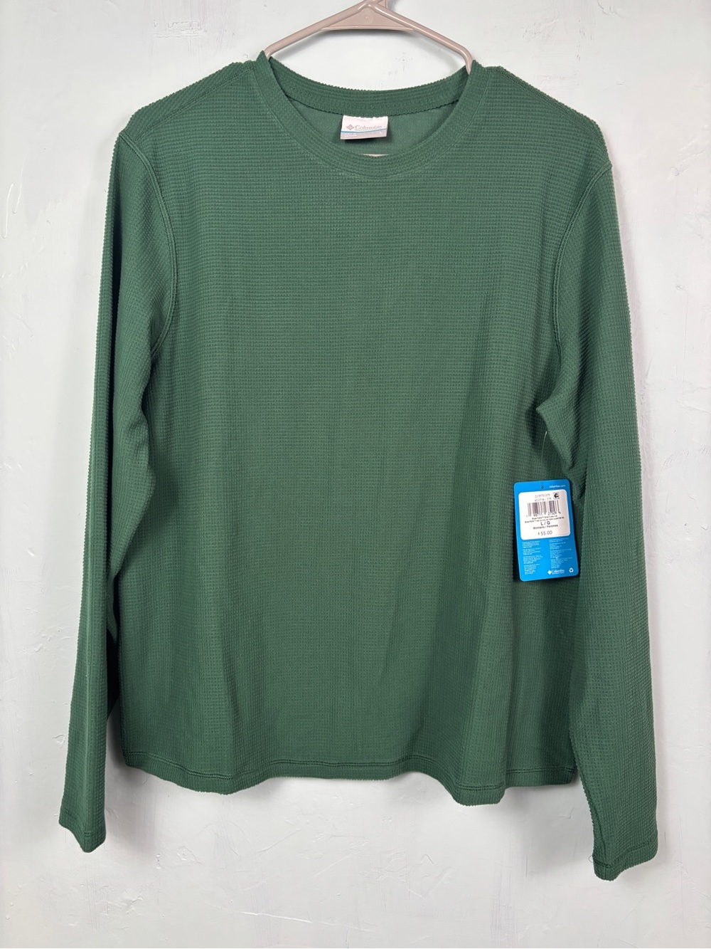 NWT Columbia Women’s Brea Falls Long Sleeve Performance Crewneck Shirt - Green